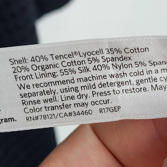 Eileen Fisher System Textured Waffle Knit Pocket Open Front Sweater Size Large - Picture 3 of 4